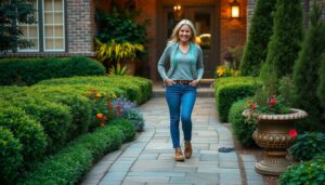 front entrance walkway landscaping